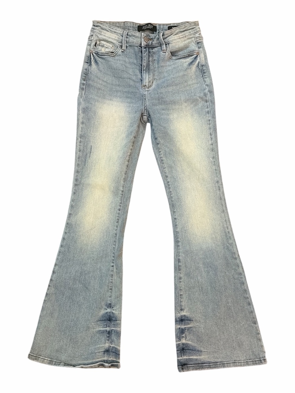 Judy Blue Washed Light Blue Flared Jeans
